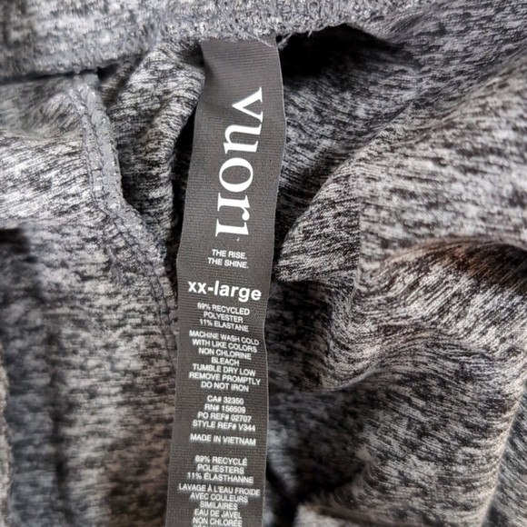 NEW..Vuori Pronto Heather Grey Men Drawstring Summer Activewear Shorts. Size XXL - Picture 11 of 11